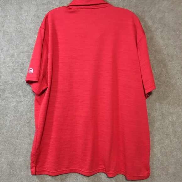 FREE COUNTRY XXL RED POLO MICRO TECH ULTIMATE Tango Red Htr - Picture 2 of 7